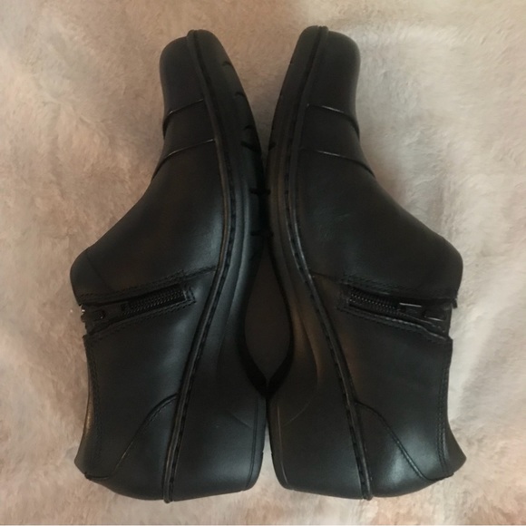 Clarks Channing Ann Black Leather Slip-On Shoe - Picture 12 of 16